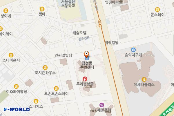 서울시 합정동 주민센터 위치 지도 — 서울특별시 마포구 월드컵로5길 11