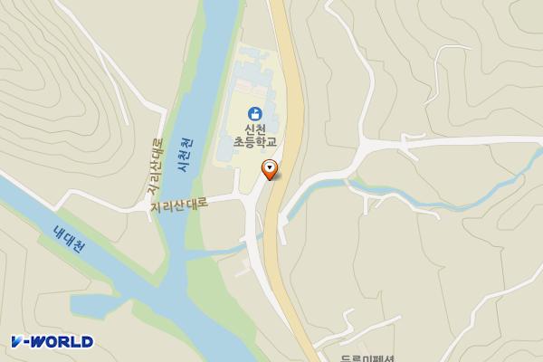 신천마을 위치 지도 — 경상남도 산청군 시천면 동당리 72-5