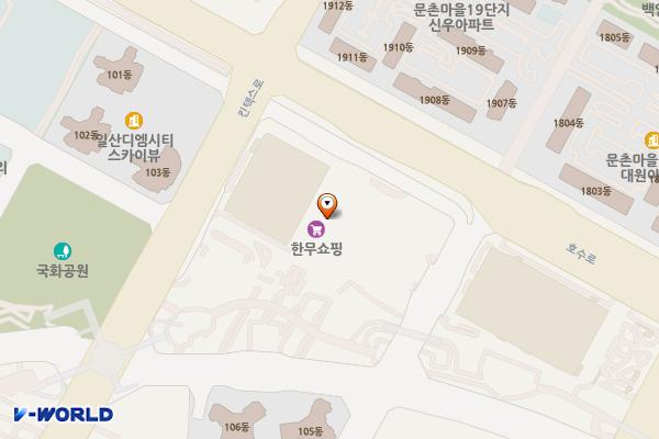 고양시 레이킨스몰 위치 지도 — 경기도 고양시 일산서구 호수로 817
