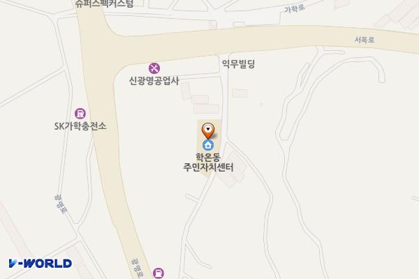 광명시 학온동 행정복지센터 위치 지도 — 경기도 광명시 서독로104번길 14