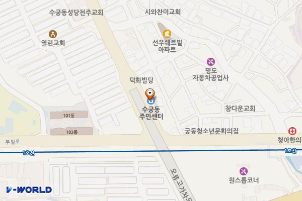 서울시 수궁동 주민센터 위치 지도 — 서울특별시 구로구 오리로15길 32