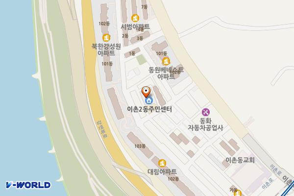 서울시 이촌2동 주민센터 위치 지도 — 서울특별시 용산구 이촌로18길 20