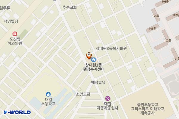 성남시 상대원3동 행정복지센터 위치 지도 — 경기도 성남시 중원구 박석로 78