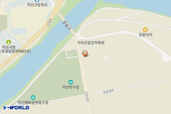 산청곶감경매장 위치 지도 — 경상남도 산청군 시천면 천평리 569