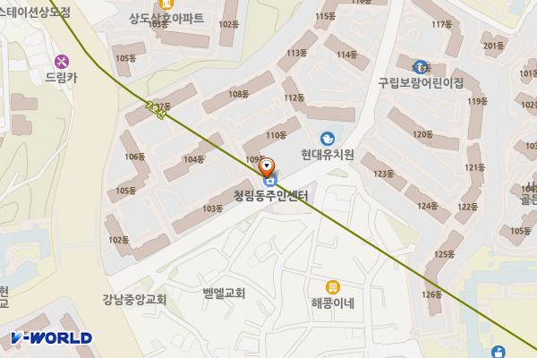 서울시 청림동 주민센터 위치 지도 — 서울특별시 관악구 관악로40길 39 
