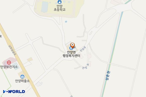 장흥군 안양면행정복지센터 위치 지도 — 전남광주통합특별시 장흥군 안양면 안양로 125