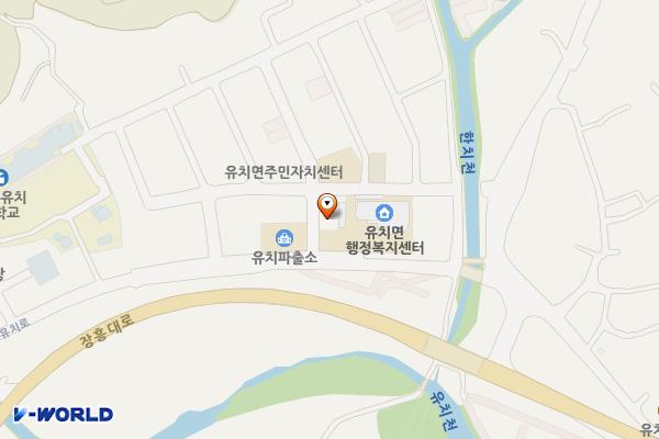 장흥군 유치면행정복지센터 위치 지도 — 전남광주통합특별시 장흥군 유치면 유치로 22