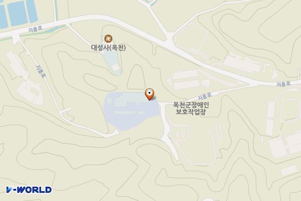 옥천군 금강물환경연구소 위치 지도 — 충청북도 옥천군 옥천읍 지용로 182-18