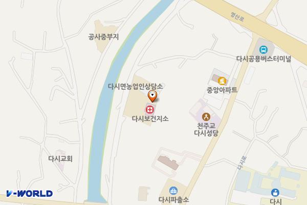 나주시 다시면사무소 위치 지도 — 전남광주통합특별시 나주시 다시면 다시로 175-24