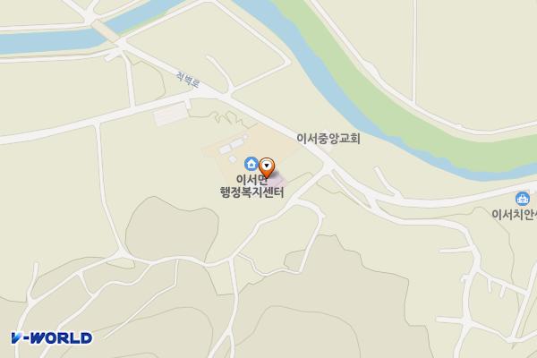 화순군 이서면사무소 위치 지도 — 전남광주통합특별시 화순군 이서면 적벽로 845