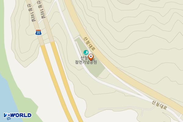 산청군참전기념공원 위치 지도 — 경상남도 산청군 신안면 외송리 761-4