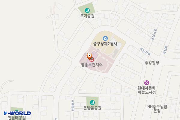 인천시 중구청 위치 지도 — 인천광역시 영종구 운남서로 100-1