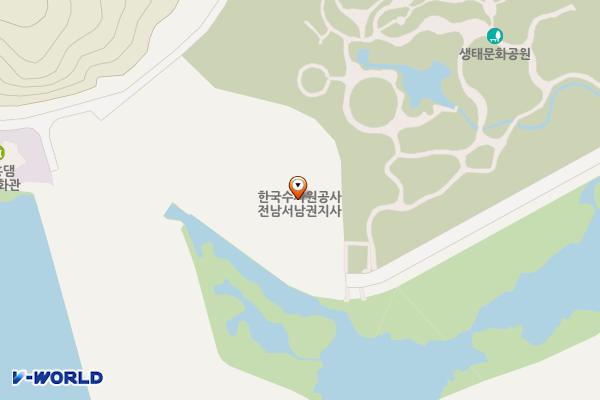 장흥군 k-water 전남권지사 위치 지도 — 전남광주통합특별시 장흥군 부산면 지천길 142