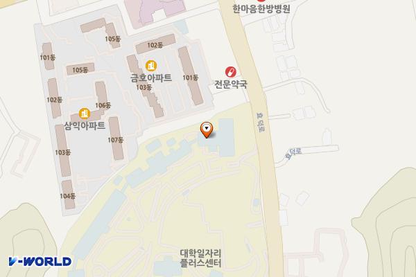 광주광역시 광주대학교 위치 지도 — 전남광주통합특별시 남구 효덕로 277
