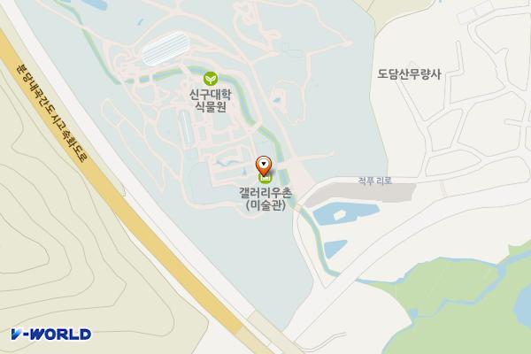 신구대학교식물원 위치 지도 — 경기도 성남시 수정구 적푸리로 9