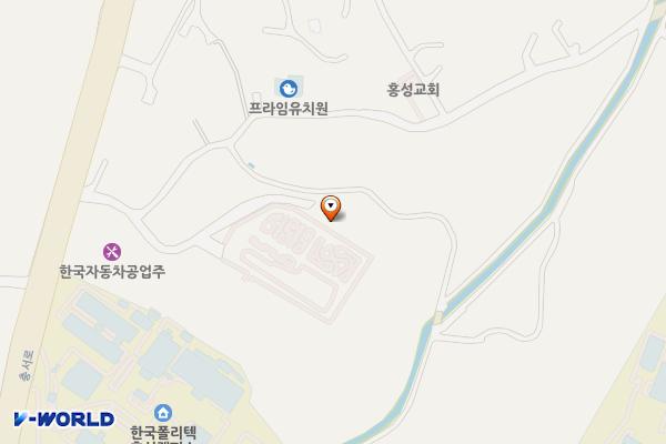 한국지엠홍성서비스센터 위치 지도 — 충청남도 홍성군 홍성읍 충서로1216번길 6-34