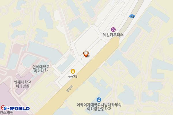 서대문하늬솔빌딩 위치 지도 — 서울특별시 서대문구 성산로 527