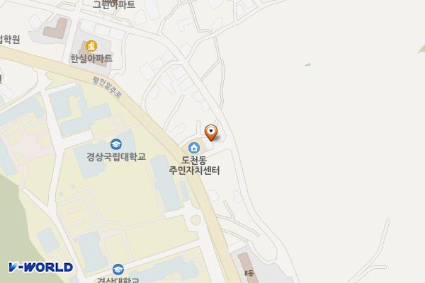 도천동행정복지센터 위치 지도 — 경상남도 통영시 평인일주로 36 (인평동, 도천동행정복지센터)
