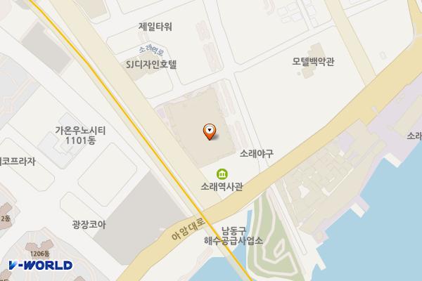소래포구종합어시장 위치 지도 — 인천광역시 남동구 소래역로 12 (논현동, 소래포구종합어시장)