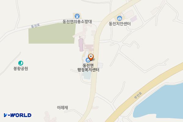 동진면사무소 위치 지도 — 전북특별자치도 부안군 동진면 동진로 89 (봉황리, 동진면사무소)