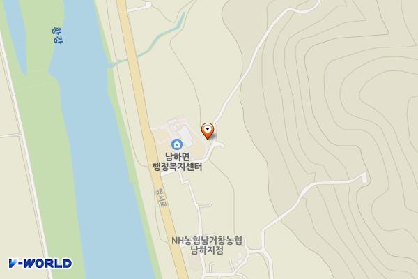 경남 거창군 남하면사무소 위치 지도 — 경상남도 거창군 남하면 영서로 41 (무릉리, 남하면사무소)