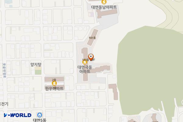 대연극동아파트 위치 지도 — 부산광역시 남구 진남로36번길 50 (대연동, 대연극동아파트)