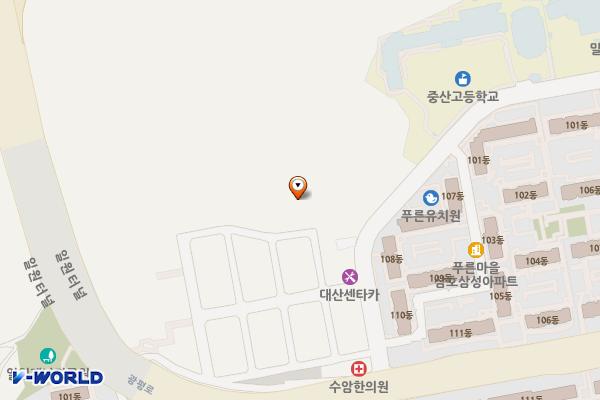 일원동한솔아파트 위치 지도 — 서울특별시 강남구 광평로10길 6 (일원동, 한솔마을아파트)