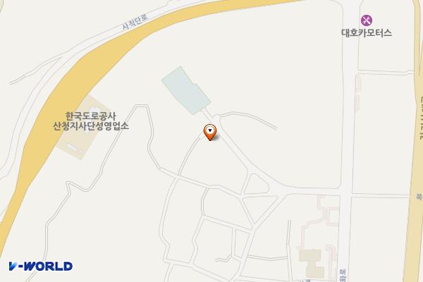 배양마을 위치 지도 — 경상남도 산청군 단성면 사월리 540-2