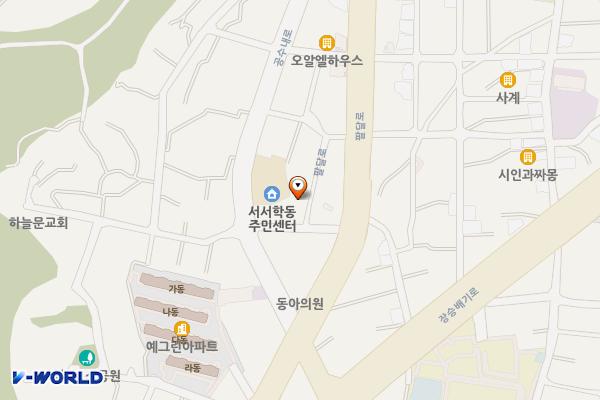 서서학동주민센터 위치 지도 — 전북특별자치도 전주시 완산구 공수내로 24 (서서학동     서서학동주민센터)