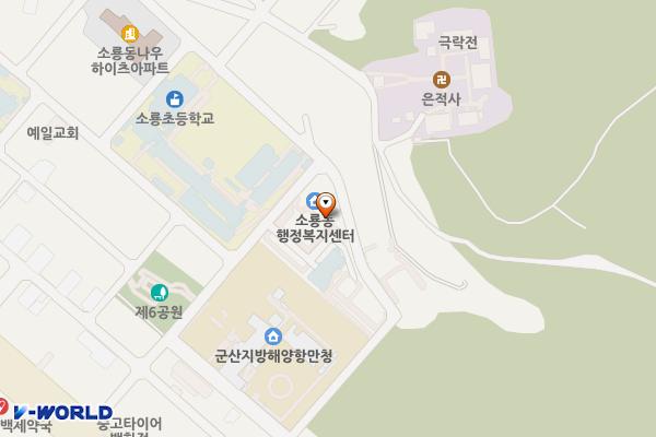 소룡동행정복지센터 위치 지도 — 전북특별자치도 군산시 설림안4길 30 (소룡동     소룡동행정복지센터)