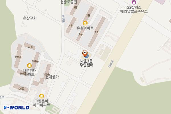 나운3동행정복지센터 위치 지도 — 전북특별자치도 군산시 부곡1길 25