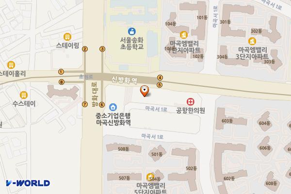서울시 강서구 마곡우성르보아2 위치 지도 — 서울특별시 강서구 마곡중앙5로 87