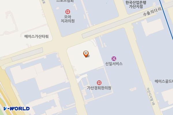 서울시 금천구 남성프라자 위치 지도 — 서울특별시 금천구 디지털로 130