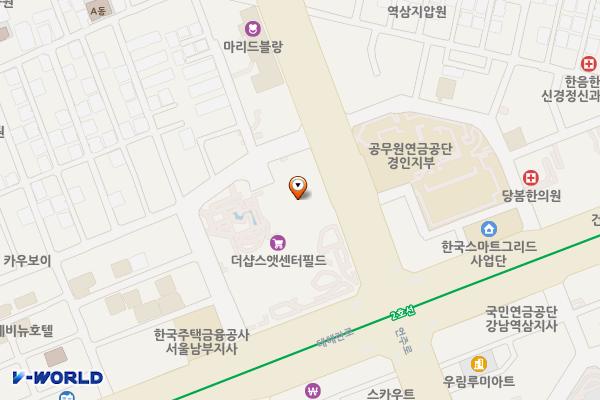 서울시 강남구 센터필드 위치 지도 — 서울특별시 강남구 테헤란로 231