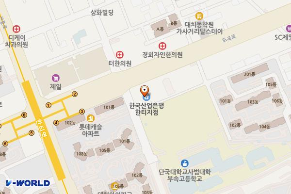 서울시 강남구 디마크타워 위치 지도 — 서울특별시 강남구 도곡로 408