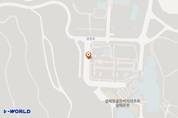 양양군 설해원리조트 위치 지도 — 강원특별자치도 양양군 손양면 공항로 230