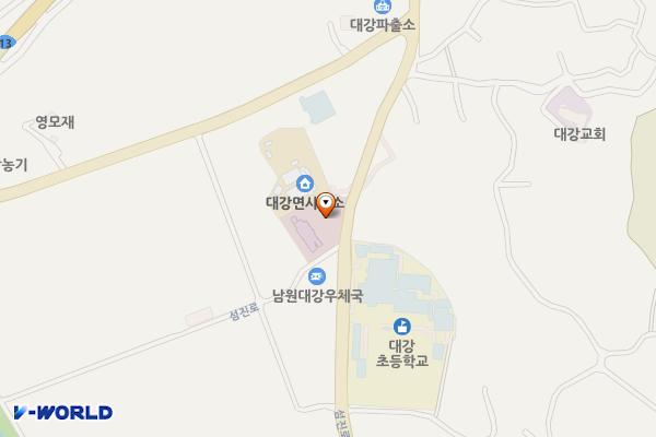 대강면사무소 위치 지도 — 전북특별자치도 남원시 대강면 섬진로 865 (사석리, 대강면사무소)