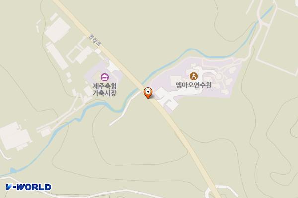엠마오연수원 위치 지도 — 제주특별자치도 제주시 한림읍 한창로 992 (금악리, 한국천주교주교회의엠마오성당)