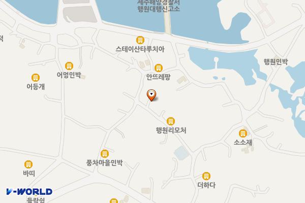 행원리새마을회 위치 지도 — 제주특별자치도 제주시 구좌읍 행원로7길 18-21