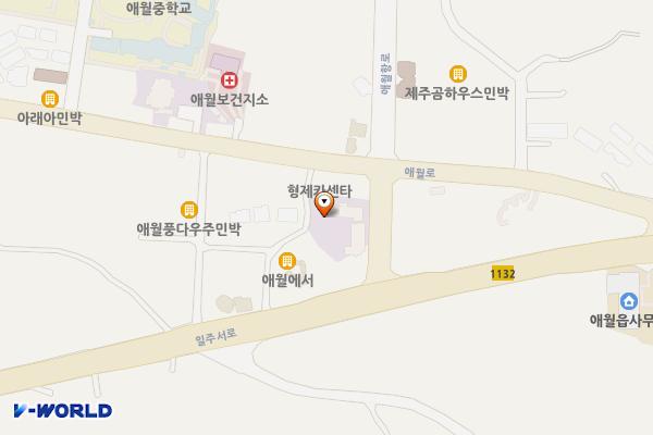 대한예수교애월교회 위치 지도 — 제주특별자치도 제주시 애월읍 애월로18길 5 (애월리, 애월교회)