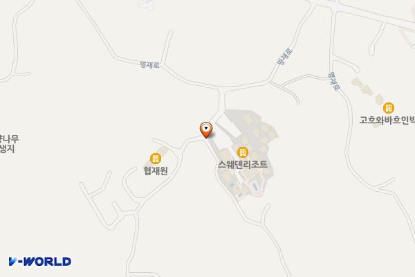 제주시 길리리조트 위치 지도 — 제주특별자치도 제주시 한림읍 명재로 100-47 (협재리)