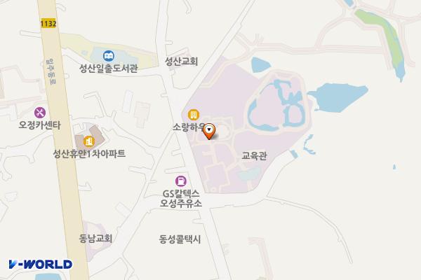 성산포 성당 위치 지도 — 제주특별자치도 서귀포시 성산읍 고성오조로 120 (오조리)