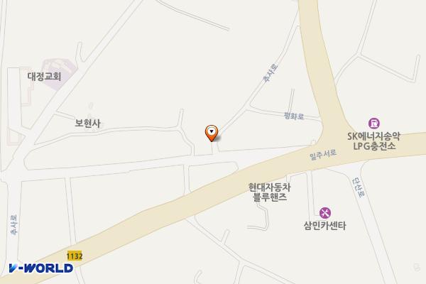 안성리마을회 위치 지도 — 제주특별자치도 서귀포시 대정읍 추사로 10-1 (안성리, 안성리사무소)
