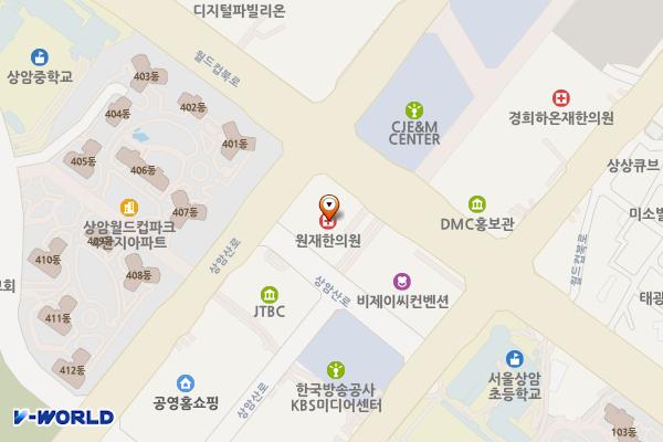 서울시 마포구 DMC이안상암1단지 위치 지도 — 서울특별시 마포구 월드컵북로 375