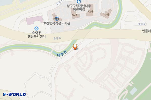 빛고을노인건강타운 위치 지도 — 전남광주통합특별시 남구 덕남길 7 (노대동, 빛고을노인건강타운)