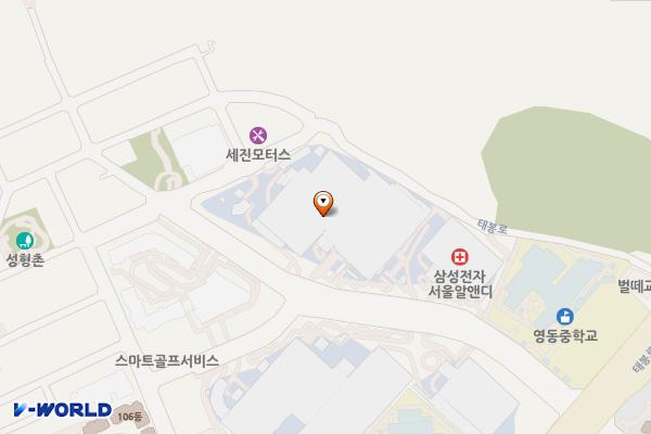 서울시 서초구 삼성서울RnD캠퍼스 위치 지도 — 서울특별시 서초구 성촌길 56