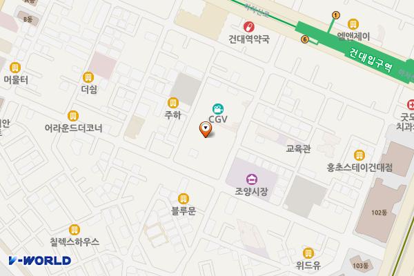 서울시 광진구 동부여성발전센터 위치 지도 — 서울특별시 광진구 아차산로30길 36
