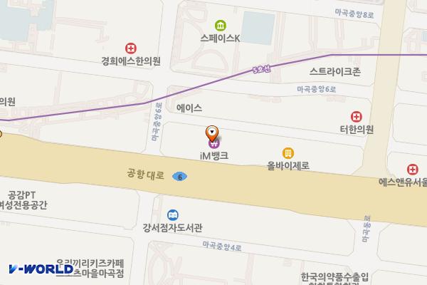 서울시 강서구 GMG엘스타 위치 지도 — 서울특별시 강서구 공항대로 209