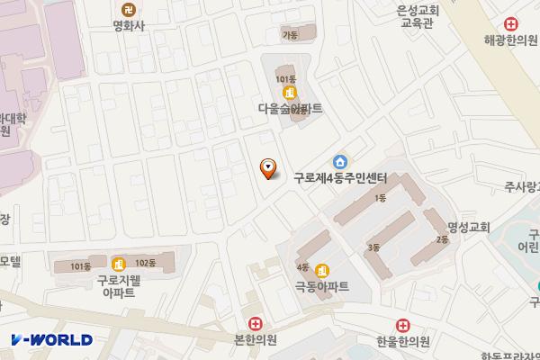 서울시 구로구 구로2동공영P 위치 지도 — 서울특별시 구로구 구로동로28길 81