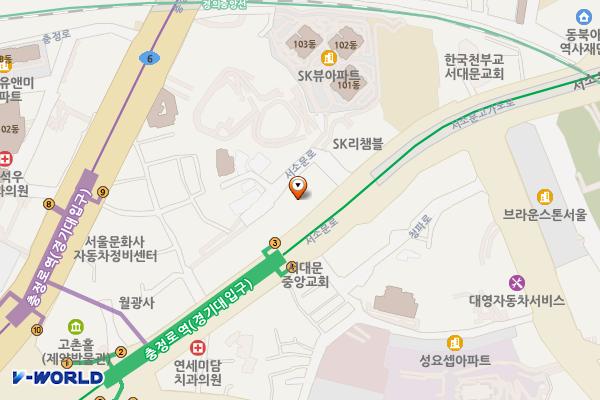 서울시 서대문구 충정로대우디오빌 위치 지도 — 서울특별시 서대문구 서소문로 37